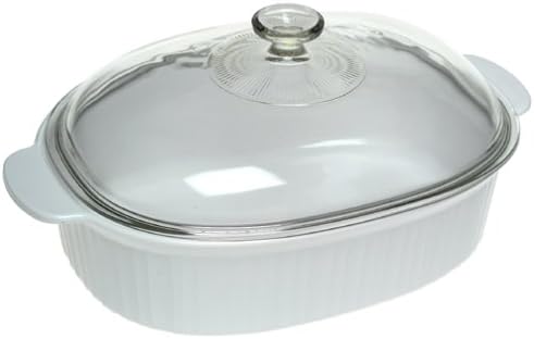 CorningWare French White 4-Quart Covered Casserole