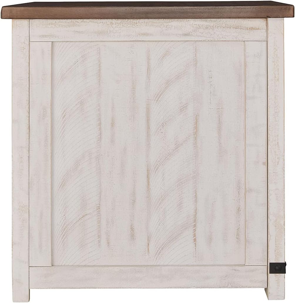 Signature Design by Ashley Wystfield Rectangular End Table, White/Brown B348185