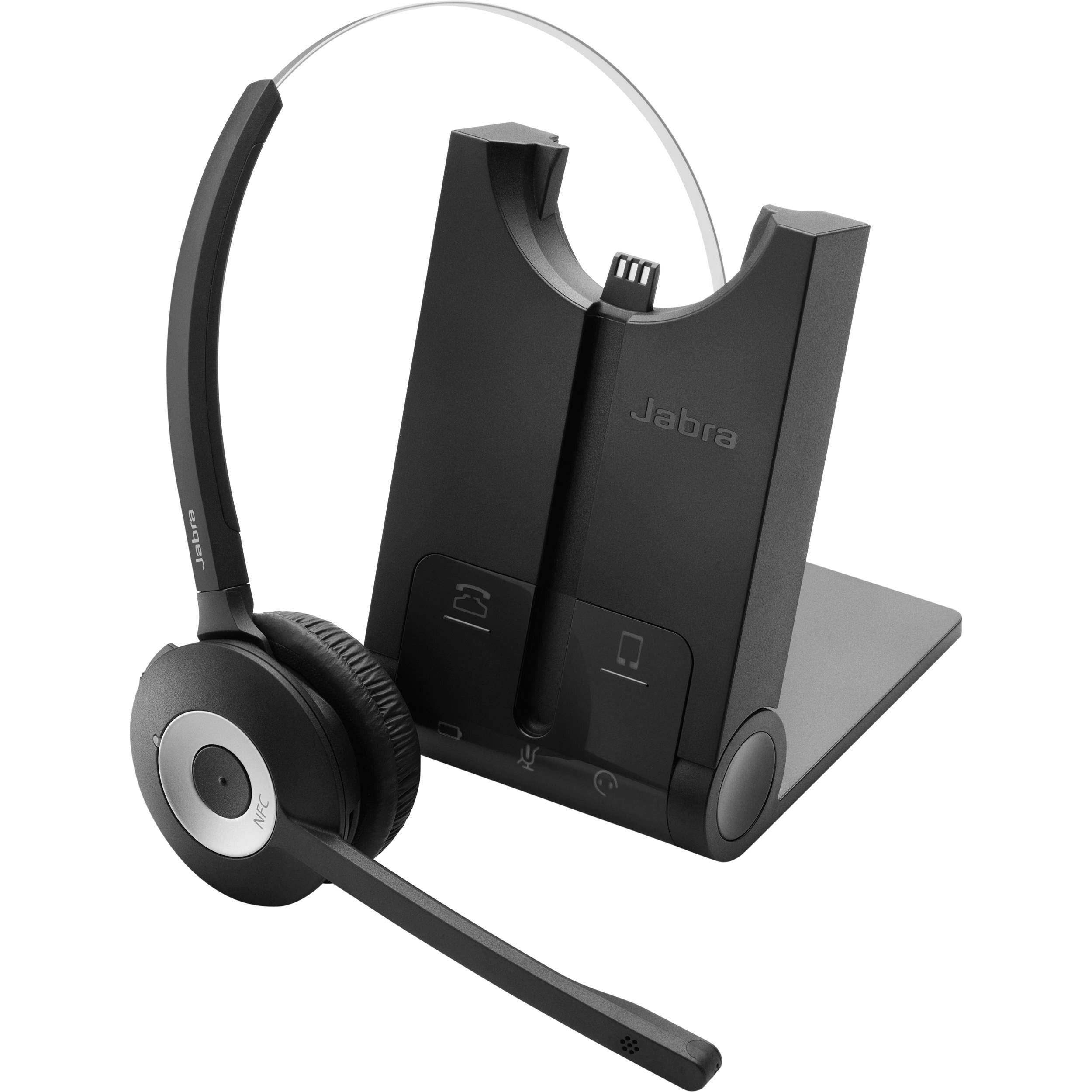 Jabra PRO 925 Dual Connectivity Bluetooth Wireless On-Ear Headset with NFC - Noise-Canceling