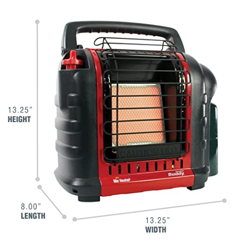 Mr. Heater Portable Buddy Heater MH9BX 4,000-9,000 BTU Indoor-Safe Propane Radiant Heater U4677