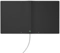 Mohu Leaf Ranger Amplified Indoor/Outdoor HDTV Antenna, 75-Mile Range, UHF/VHF Multi-Directional, Jolt 15dB USB Amplifier, 30 ft. Coaxial Cable, Mounting Hardware, 4K-Ready HDTV, MH-110038
