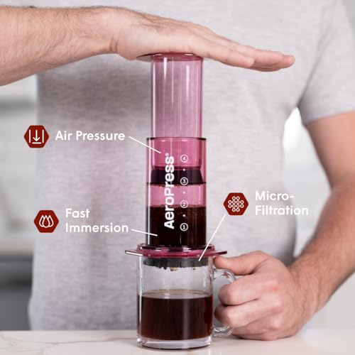 AeroPress Original XL Coffee Press – 3-in-1 Portable Coffee Maker for Camping & Travel C20139