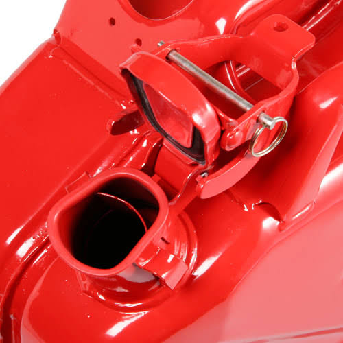 Wavian Authentic Carb Fuel Jerry Can with Spout, Red, 5.3 Gallon D10545