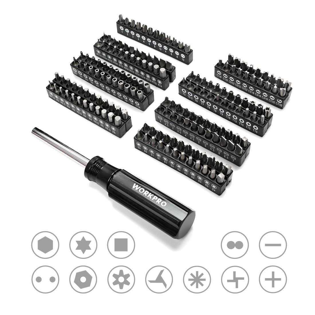 WORKPRO 450-Piece Mechanics Tool Set U734