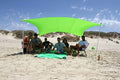 ZiggyShade Family Beach Sunshade – Lightweight Sun Shade Tent with Sandbag Anchors & 4 Free Pegs | UPF50+ UV Quality Lycra Fabric | Large & Portable | Canopy for Parks & Outdoor