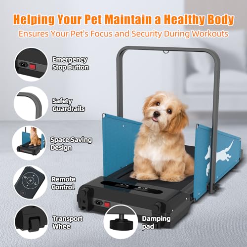 Dog Treadmill Pet Running Machine SlatMill for Small & Medium Dogs X16586