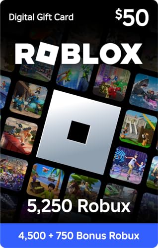 Roblox Digital Gift Card - 5,250 Robux [Exclusive Virtual Item] M669