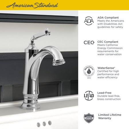 American Standard Delancey Bathroom Faucet Chrome U98293