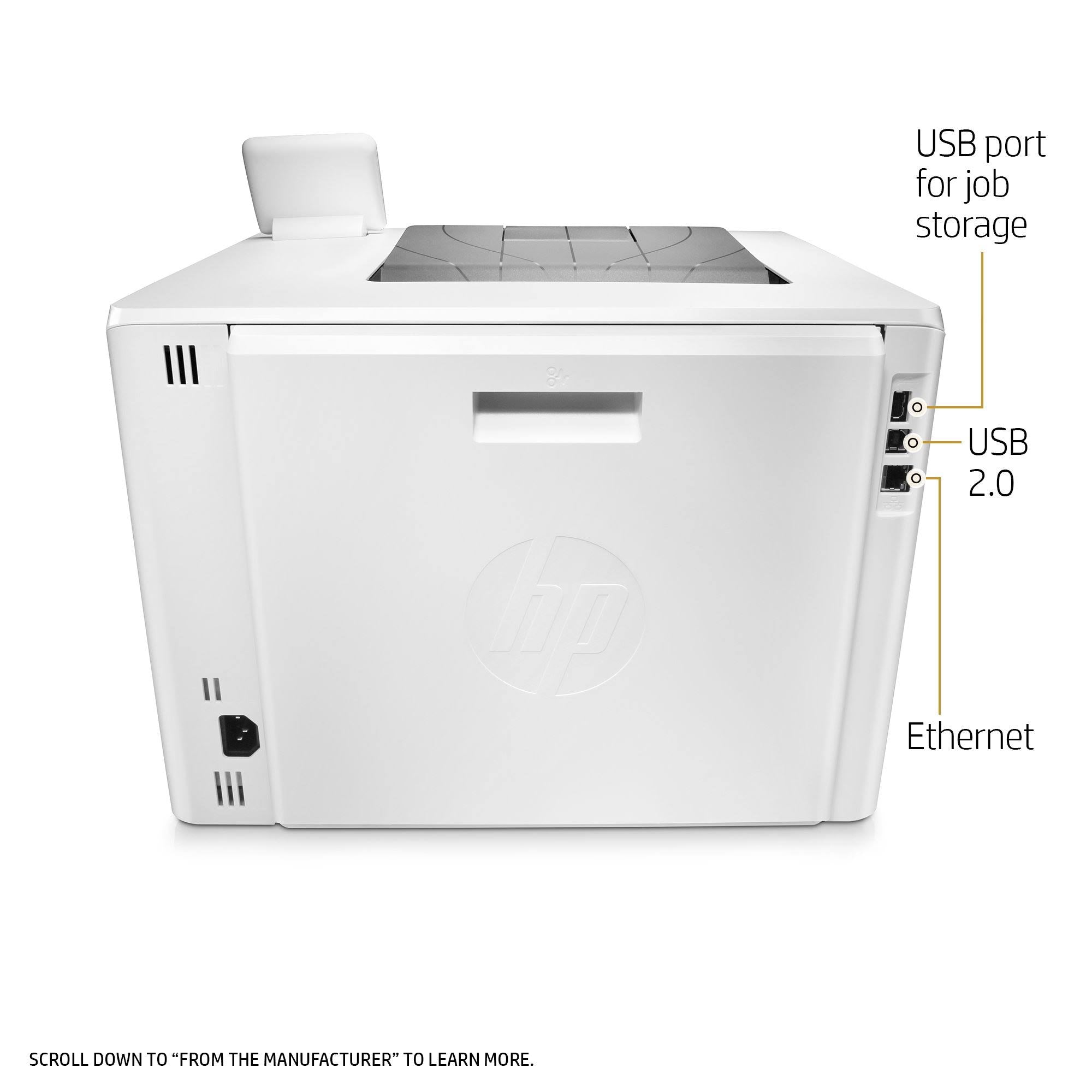 HP LaserJet Pro M452dw Wireless Color Laser Printer with Duplex Printing S57529