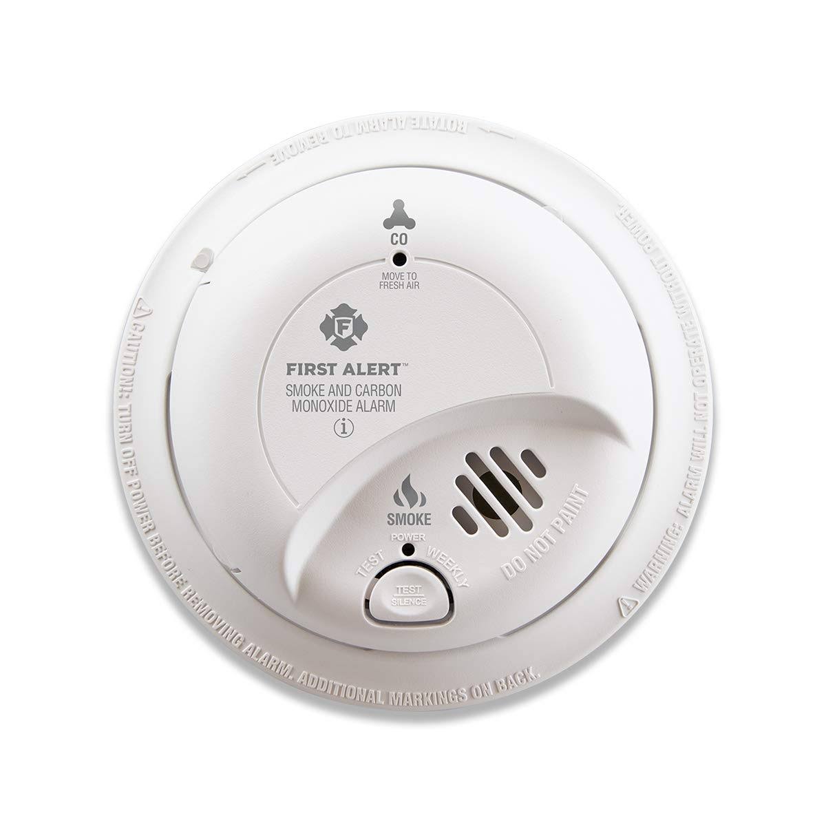 First Alert Hardwired Smoke and Carbon Monoxide Detector with 10-Year Battery Backup O72477