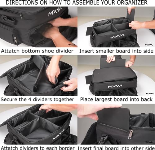 MXWL Heavy Duty Golf Trunk Organizer with Shoulder Strap L495630