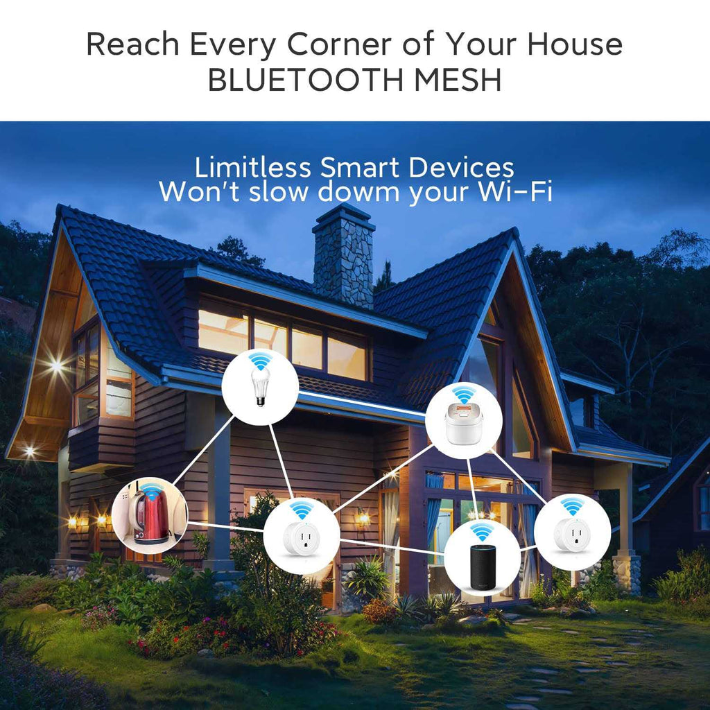 Beysen Bluetooth Mesh Smart Plug with Alexa Voice Control E979