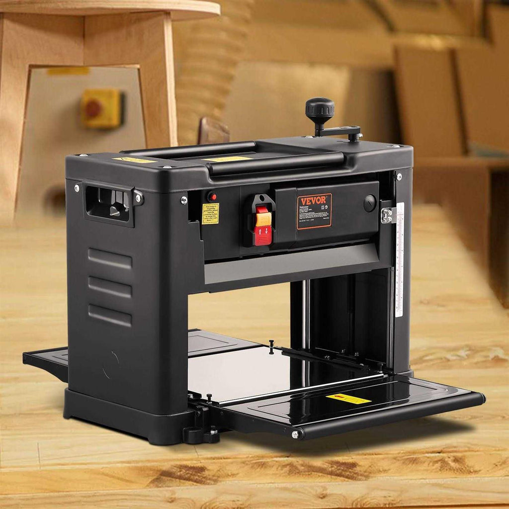 VEVOR 13-Inch Two-Blade Benchtop Thickness Planer 15-Amp 1800W Y5560
