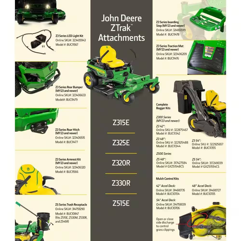 John Deere Z515E 60 in. 24 HP V-Twin Zero-Turn Riding Mower K12128
