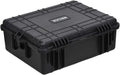 MEIJIA Portable Waterproof Protective Hard Case,Camera Case With Customizable Fit Foam Insert, Elegant Black, 24.25X19.43X8.68