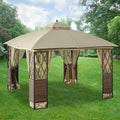Garden Winds Replacement Canopy Top for 10x10 Wicker Gazebo - Riplock 350