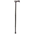 Brazos 40 inch Free Form Iron Bamboo Walking Cane, Black