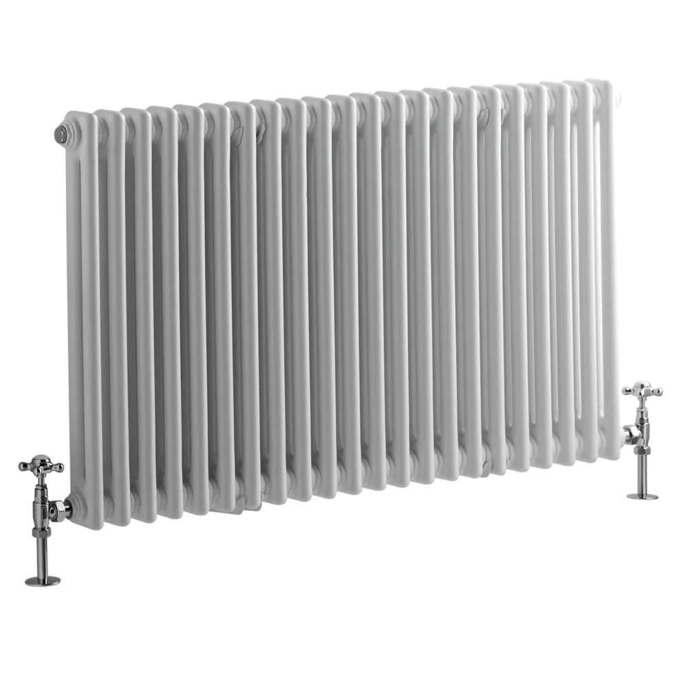 Traditional Column Radiator, Cast Iron Style, White Finish A810211