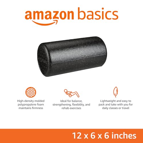 Amazon Basics High Density Foam Roller for Exercise and Recovery Z764937