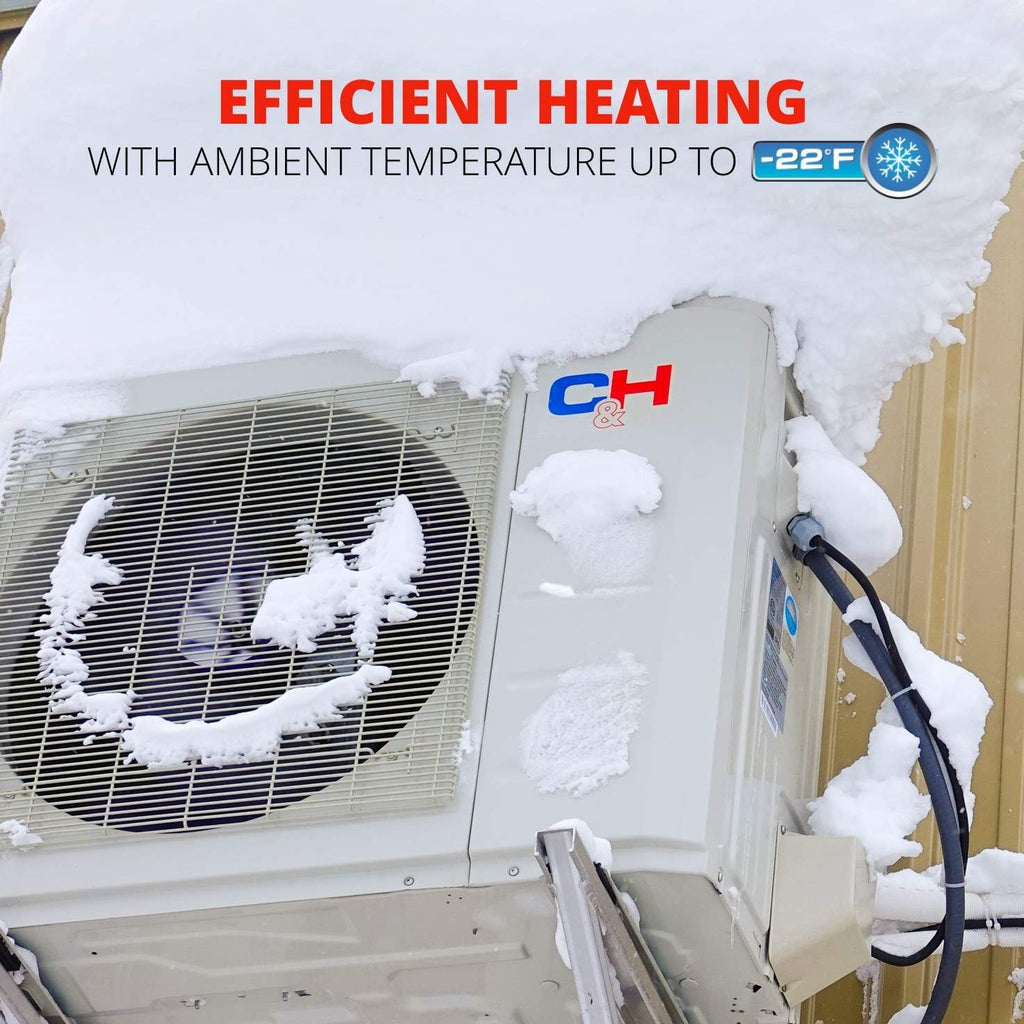 Hyper Heat 9,000 BTU Ductless Mini-Split Air Conditioner Heat Pump V321485