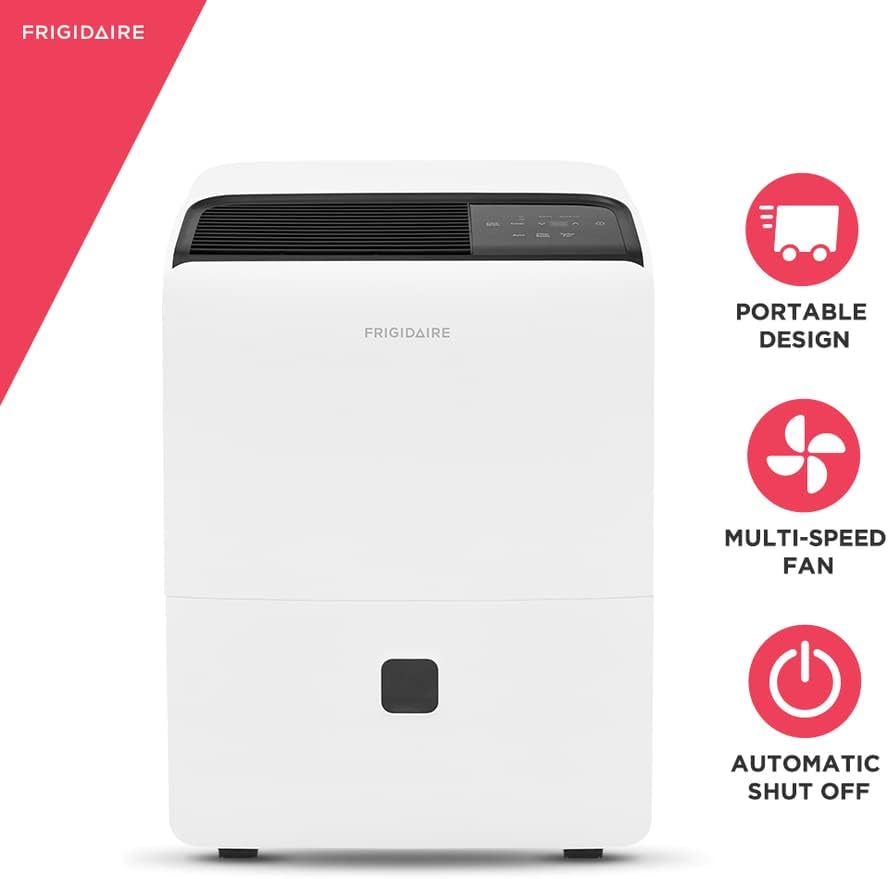 Frigidaire 50 Pint Dehumidifier, White A46316