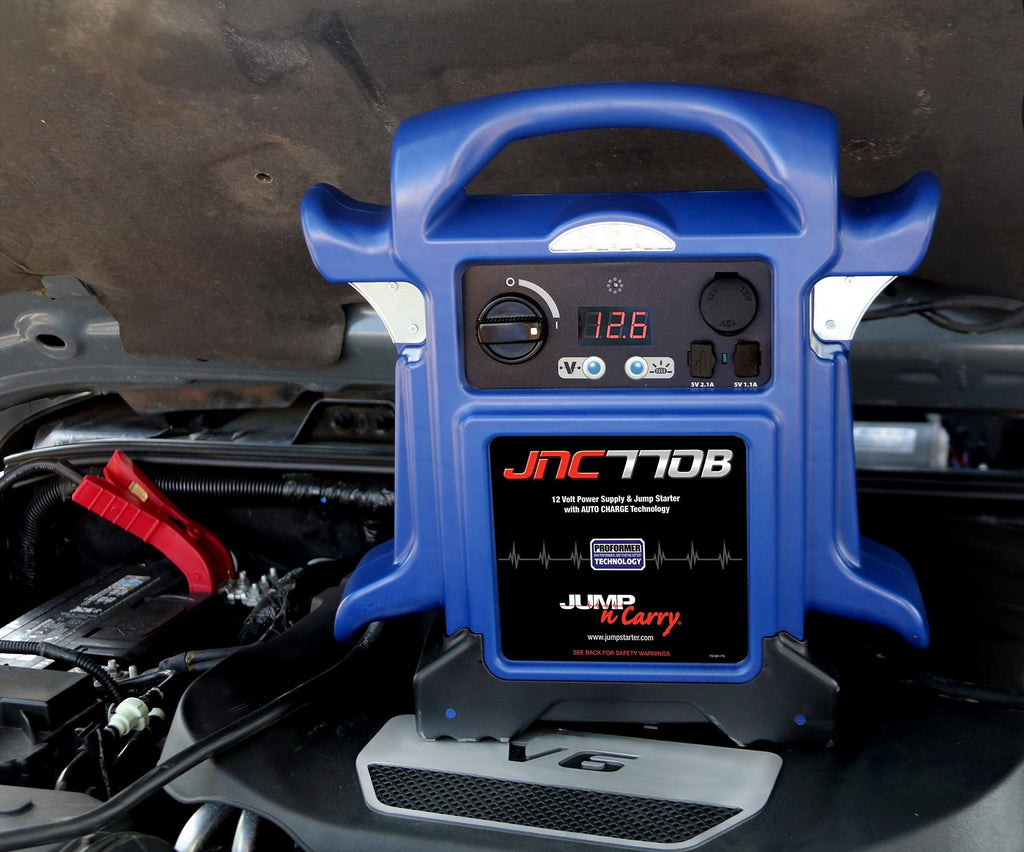 Jump-N-Carry Jnc770b 1700 Peak Amp 12-Volt Jump Starter - Blue N809