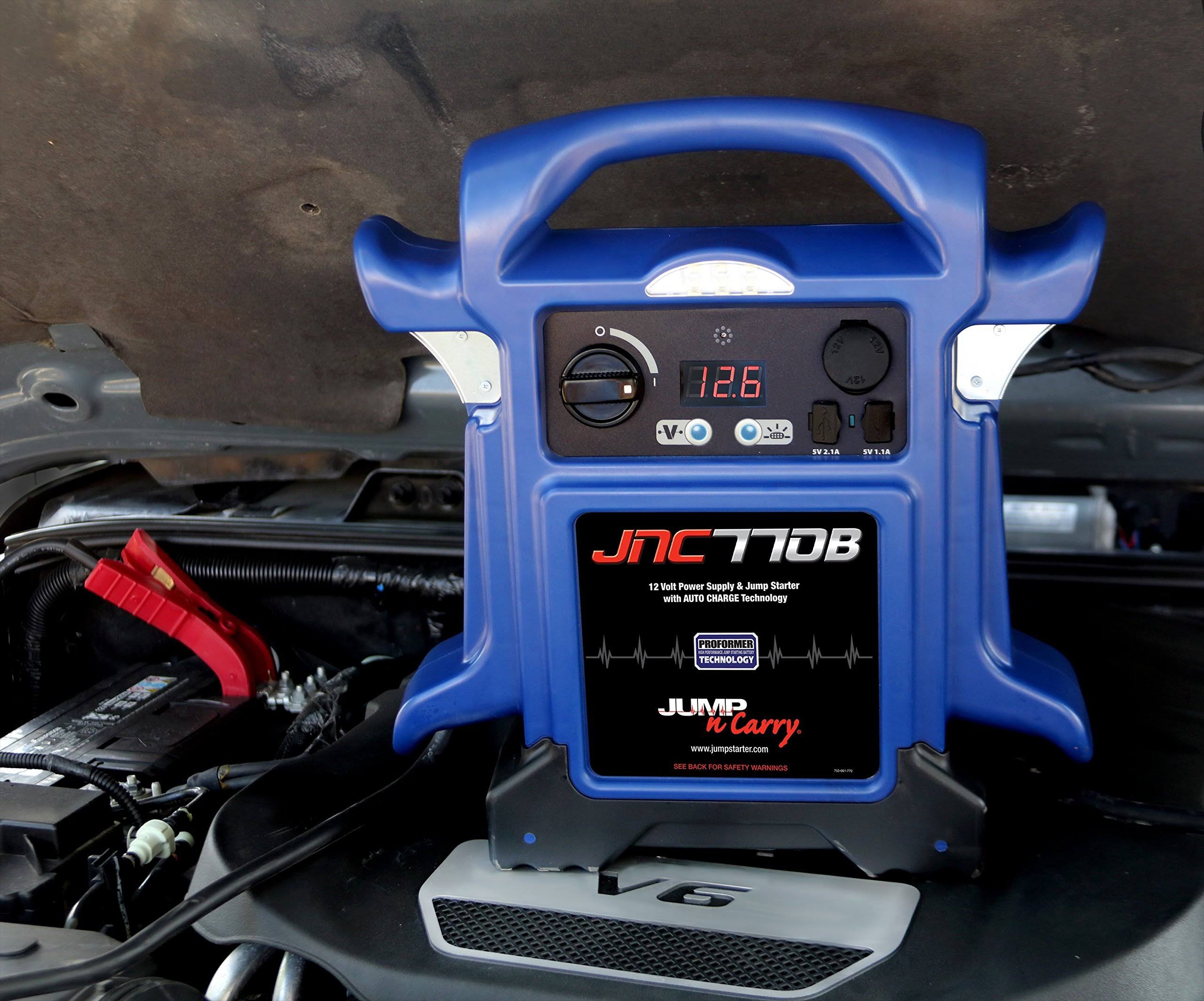 Jump-N-Carry Jnc770b 1700 Peak Amp 12-Volt Jump Starter - Blue N809