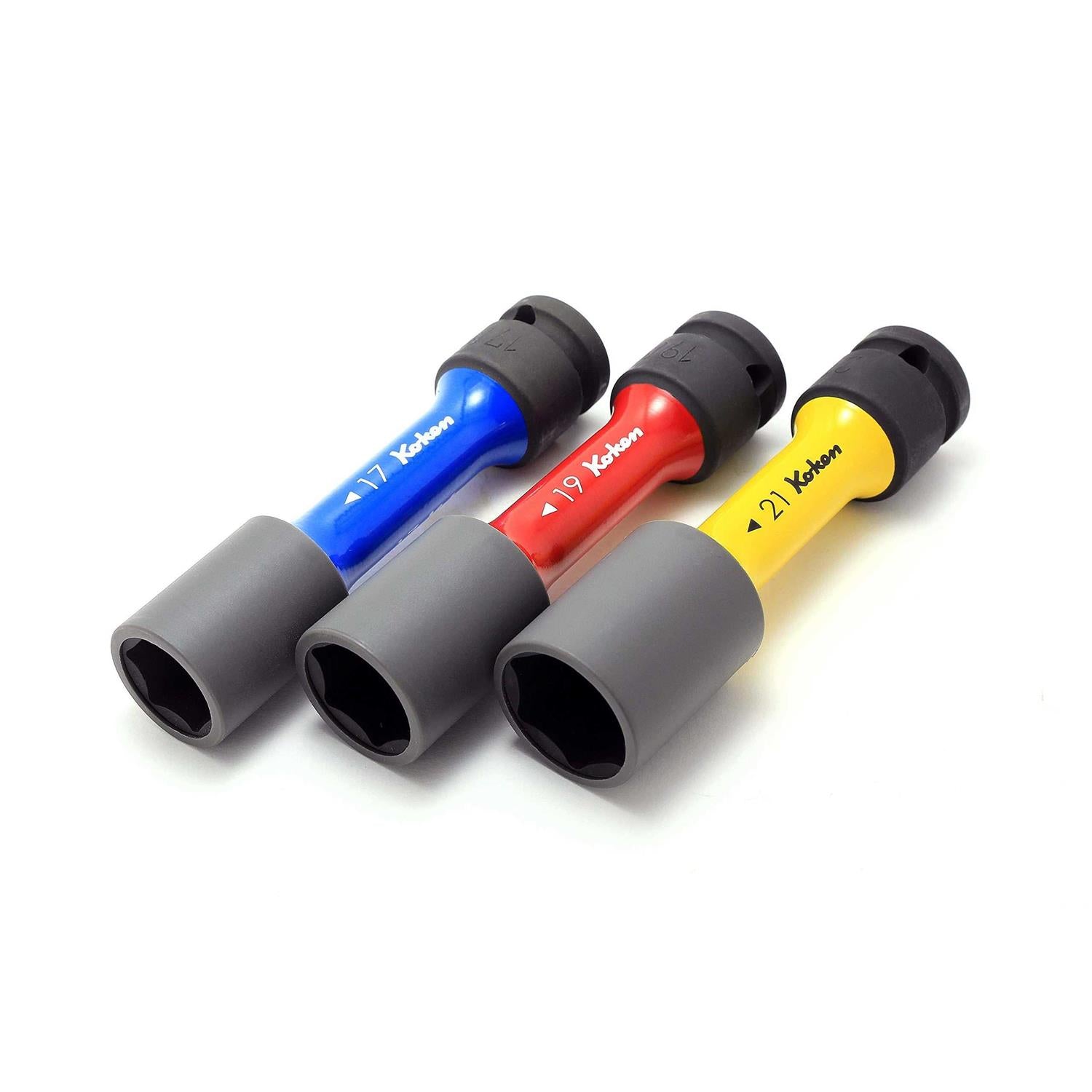 Koken Thin Impact Socket Set 1/2 Sq. for Wheel Nut U713885