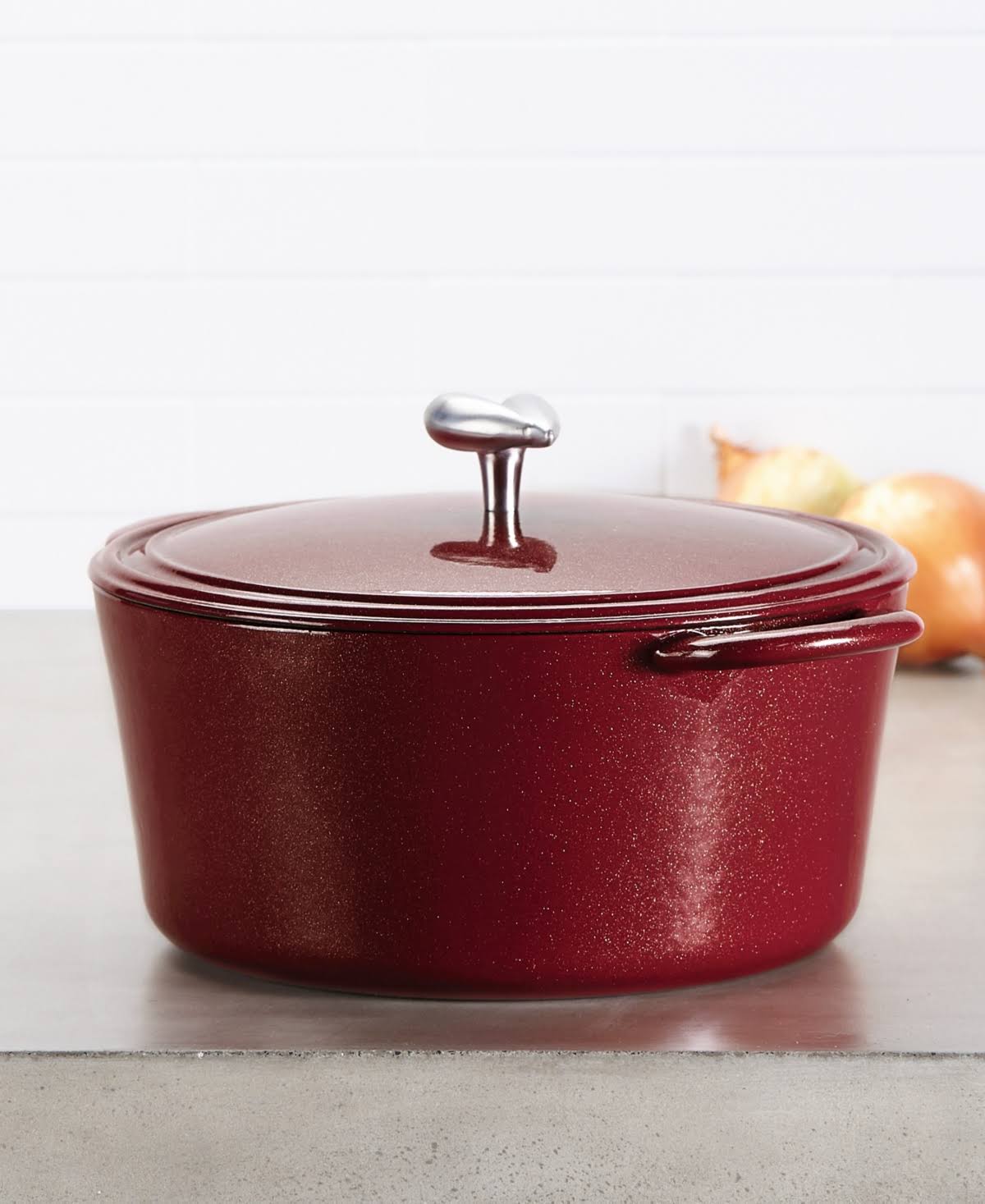 Ayesha Curry 6-Quart Cast Iron Enamel Dutch Oven French Vanilla Y209454