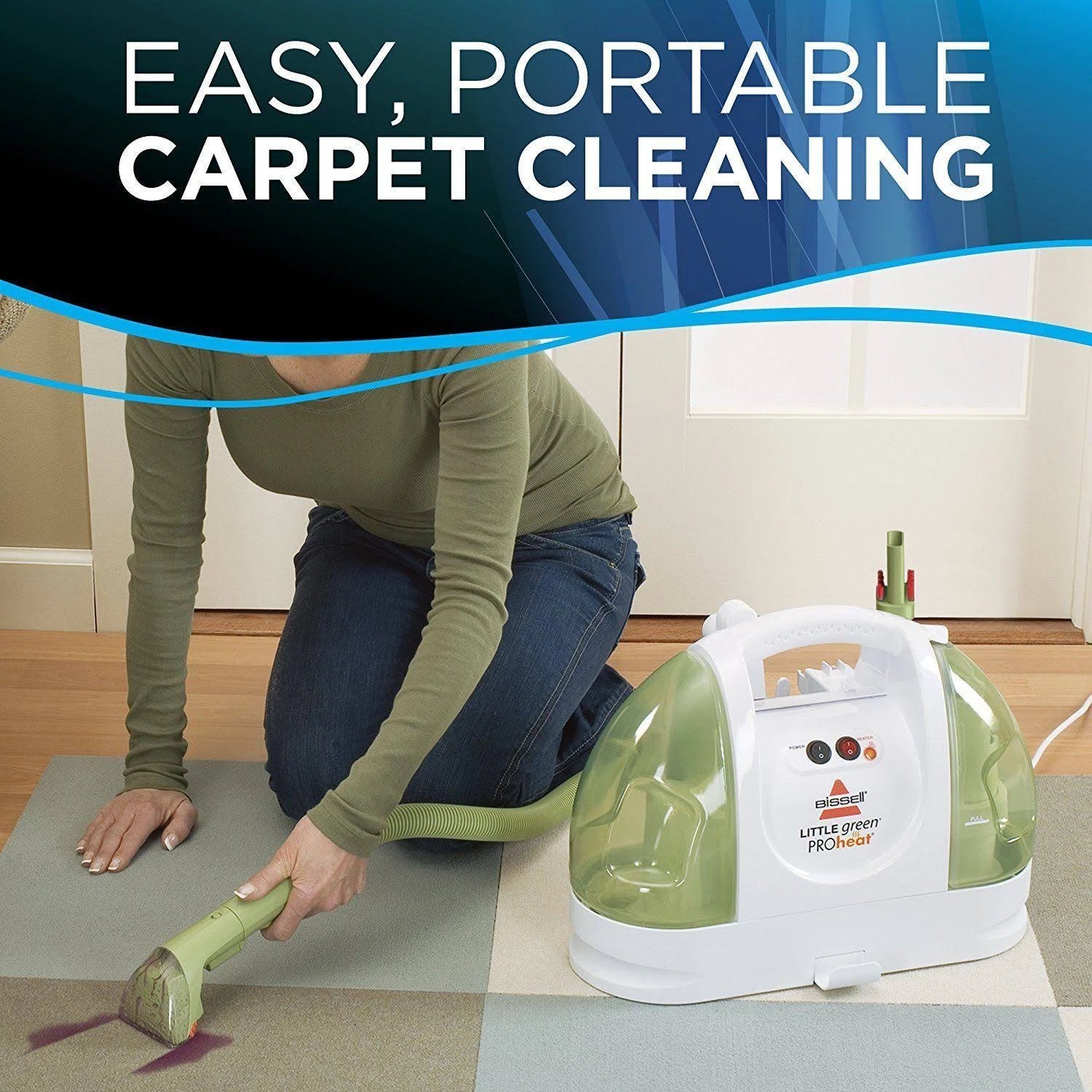 Bissell Little Green Proheat Compact Multi-Purpose Carpet Cleaner 14259 A909