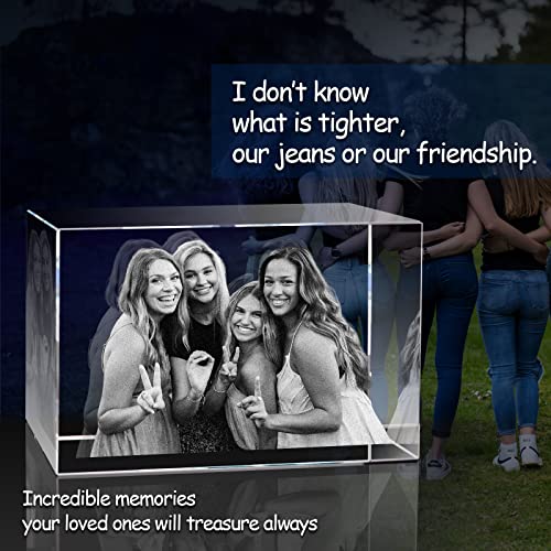 3D Crystal Photo Customized Picture Gift for Wife Mom Dad M953616