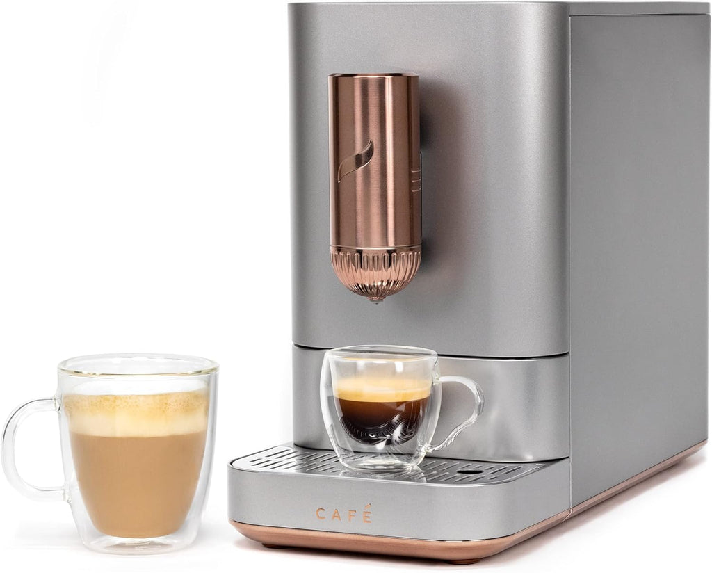 Café Affetto Automatic Espresso Machine, 20 Bar Pump, WiFi Connected, Matte White A370342