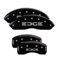 MGP 10042SEDGBK Black Edge/Edge Ford Caliper Covers