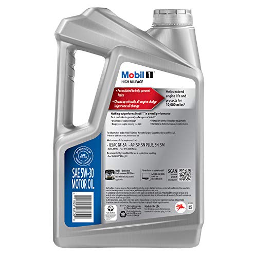 Mobil 1 Advanced Fuel Economy Full Synthetic Motor Oil 0W-20, 5 Quart A306