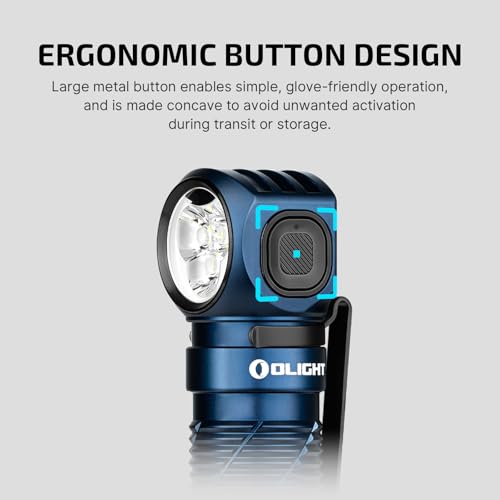 OLIGHT Perun 3 Rechargeable Headlamp Flashlight, 3000 Lumens, Black Z1023