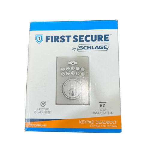 Schlage Truss Keypad Electronic Deadbolt Stainless Steel X392418