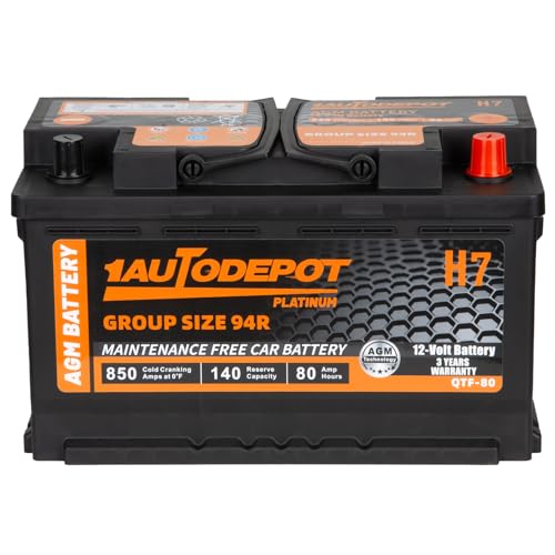 BCI Group 24F Car Battery, 12V 70Ah AGM, 710CCA F3279