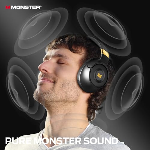 Monster Persona SE ANC Wireless Over-Ear Headphones, Black M234422