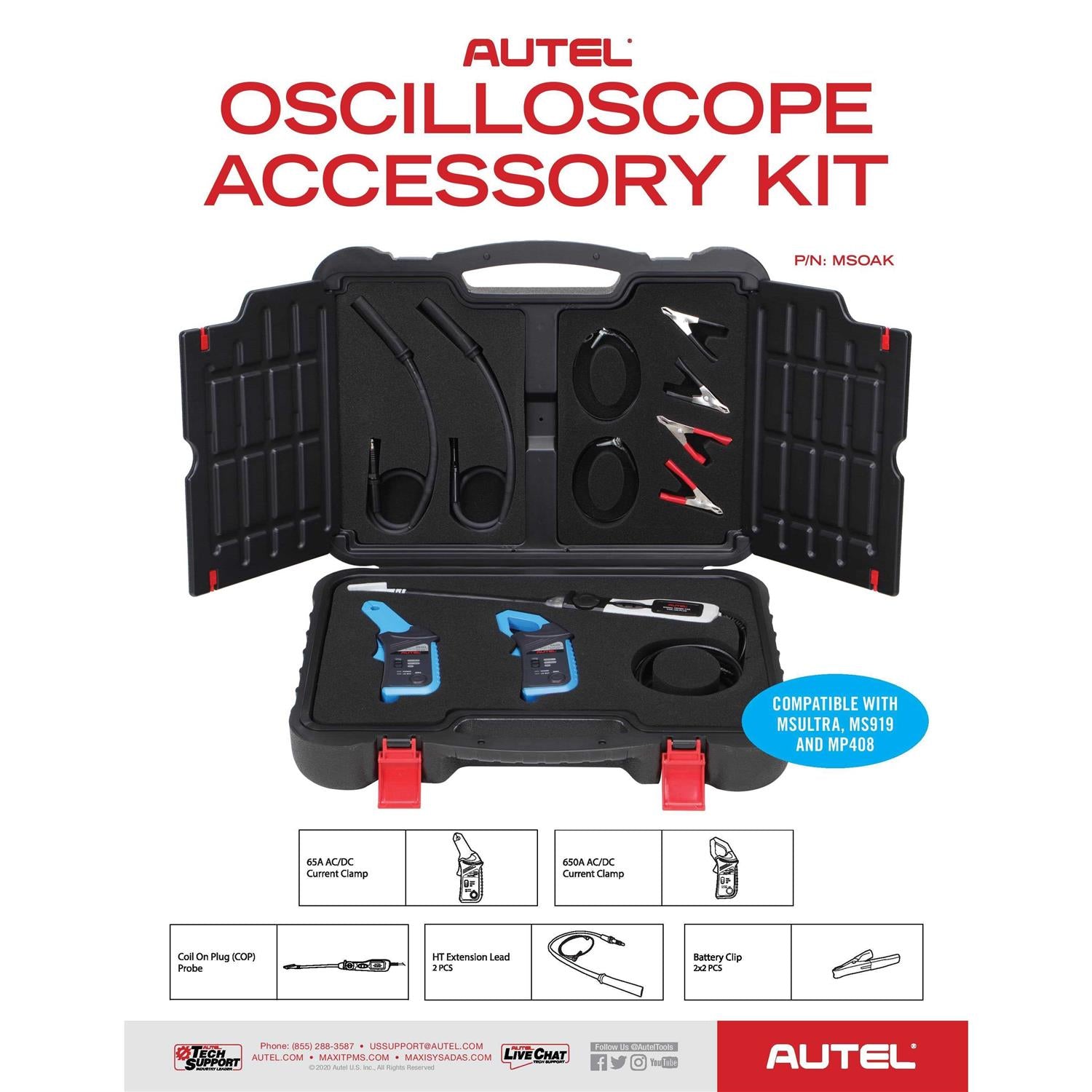Autel MSOAK Oscilloscope Accessory Kit T587444