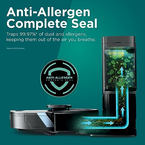 Shark AV2501S AI Ultra Robot Vacuum with Self-Empty Base, Dark Grey S309926