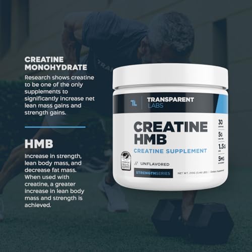 Transparent Labs Grass-Fed Whey Protein Isolate Chocolate PB & Creatine HMB Unflavored B871584