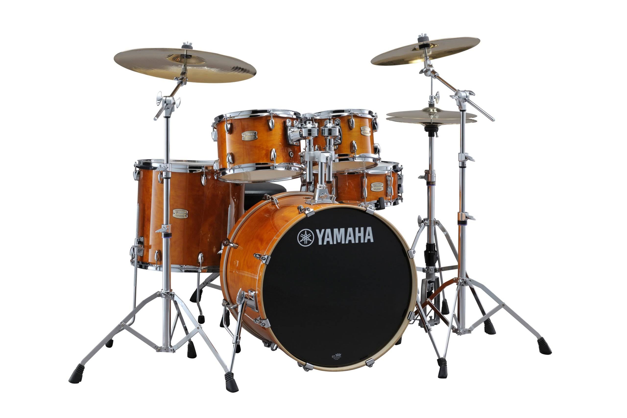 Yamaha Stage Custom Birch 5-Piece Shell Pack with 20x22 Bass Drum Honey Amber
