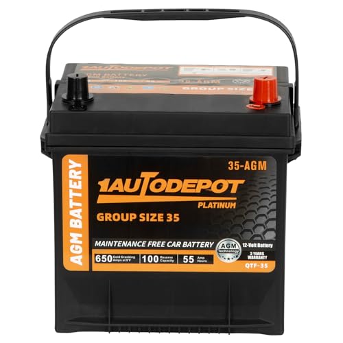 BCI Group 24F Car Battery, 12V 70Ah AGM, 710CCA F3279