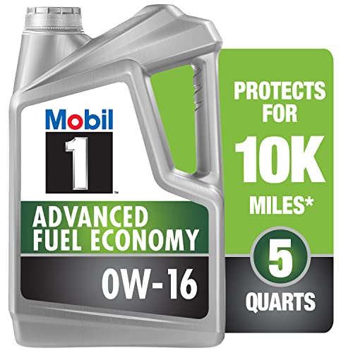Mobil 1 Advanced Fuel Economy Full Synthetic Motor Oil 0W-20, 5 Quart A306