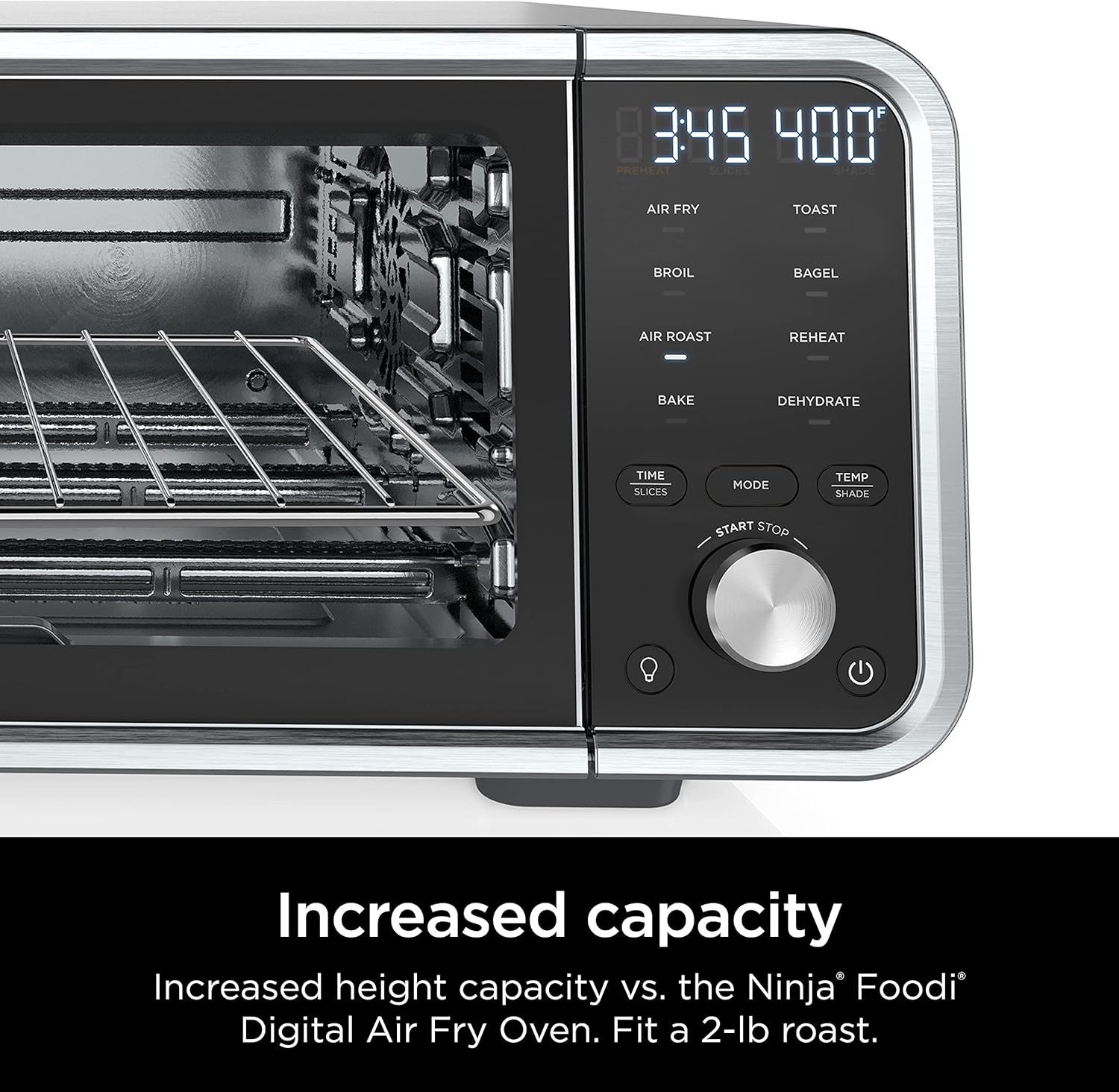 Ninja SP201 Digital Air Fry Pro Countertop 8-in-1 Oven, XL Capacity, Silver Q3546