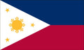 Valley Forge, Philippines Flag, Nylon, 3' x 5', 100% Made in USA, Canvas Header, Heavy-Duty Brass Grommets