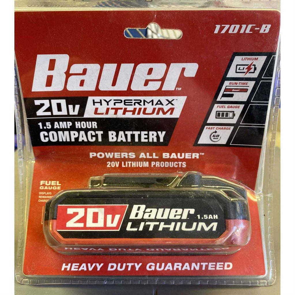 Bauer 20V 1.5 Ah Lithium-Ion Compact Battery T2744