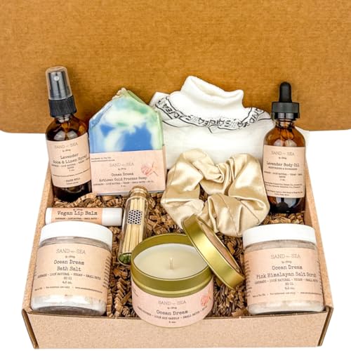 Spa Gift Box for Women Handmade Self Care Relaxing Gift Basket L3204