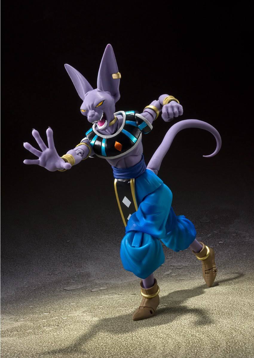 Bandai Tamashii Nations Dragon Ball Super S.H.Figuarts Beerus SDCC 2021 Exclusive Q253
