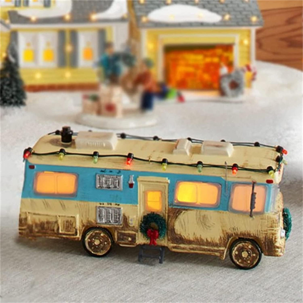 The Griswold Holiday Garage Lit Building Xmas Village Houses Decorations E649